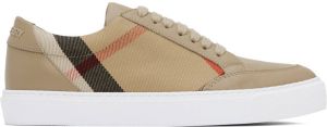 Burberry Tan House Check Sneakers