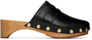 BY FAR Black Hans Clogs