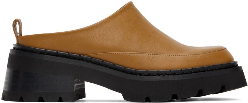 BY FAR Brown Reyna Loafers