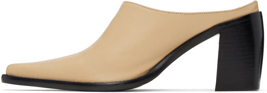 BY FAR Beige Nef Heels - Picture 3