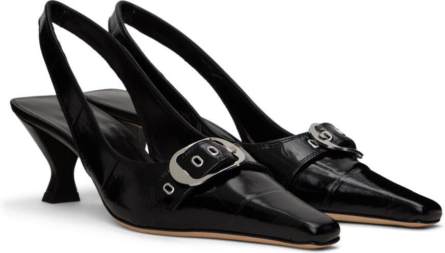 BY FAR Black Evita Heels - Picture 2