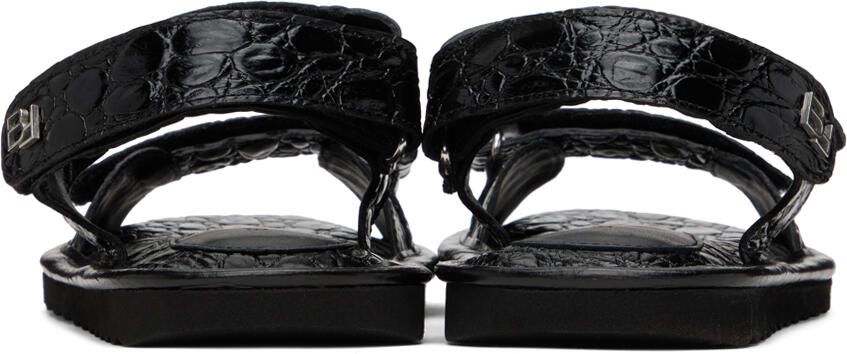 BY FAR Black Gideon Sandals
