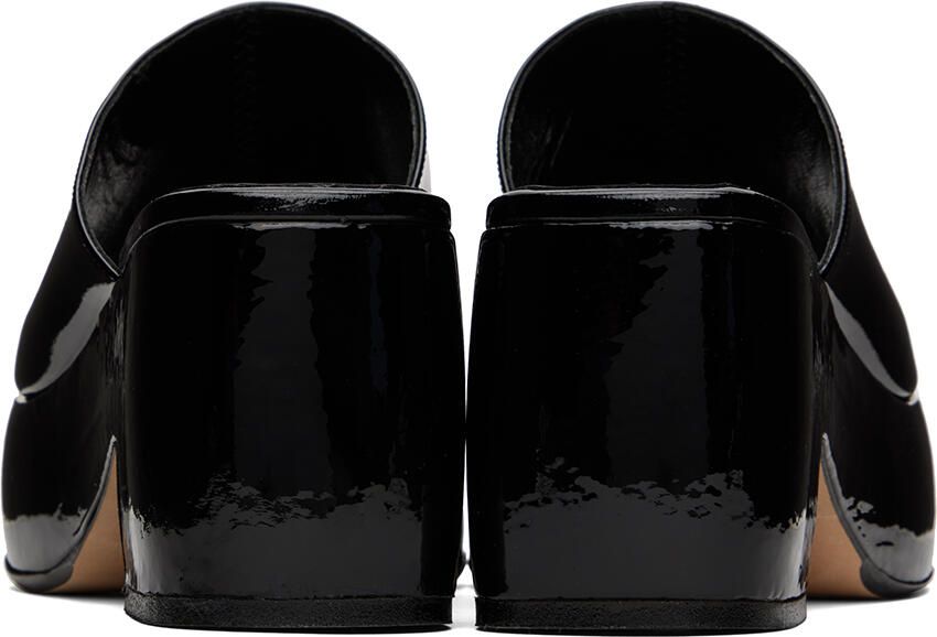 BY FAR Black Leroy Mules