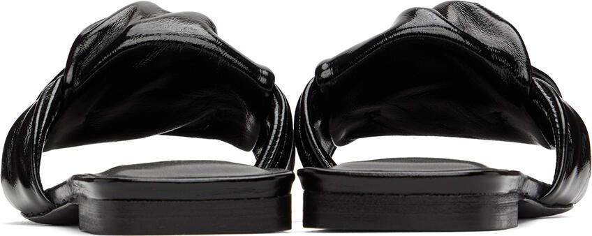 BY FAR Black Lima Sandals