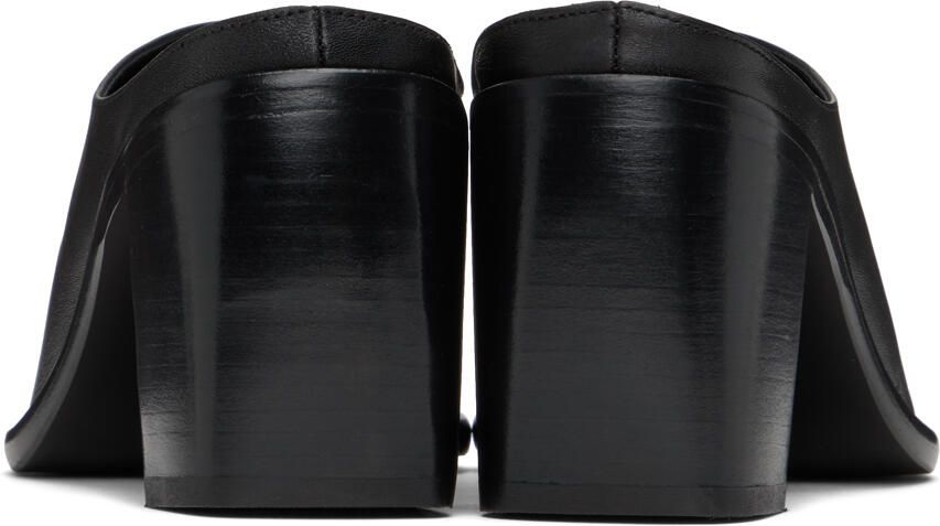 BY FAR Black Nef Mules