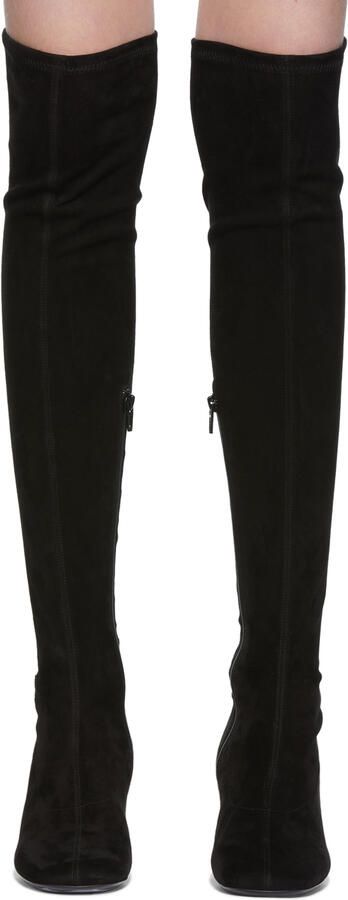 BY FAR Black Suede Carlos Boots - Picture 3