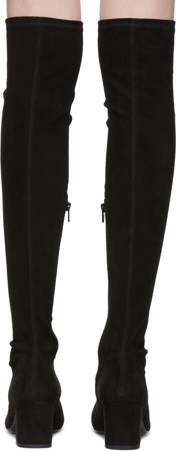 BY FAR Black Suede Carlos Boots - Picture 2