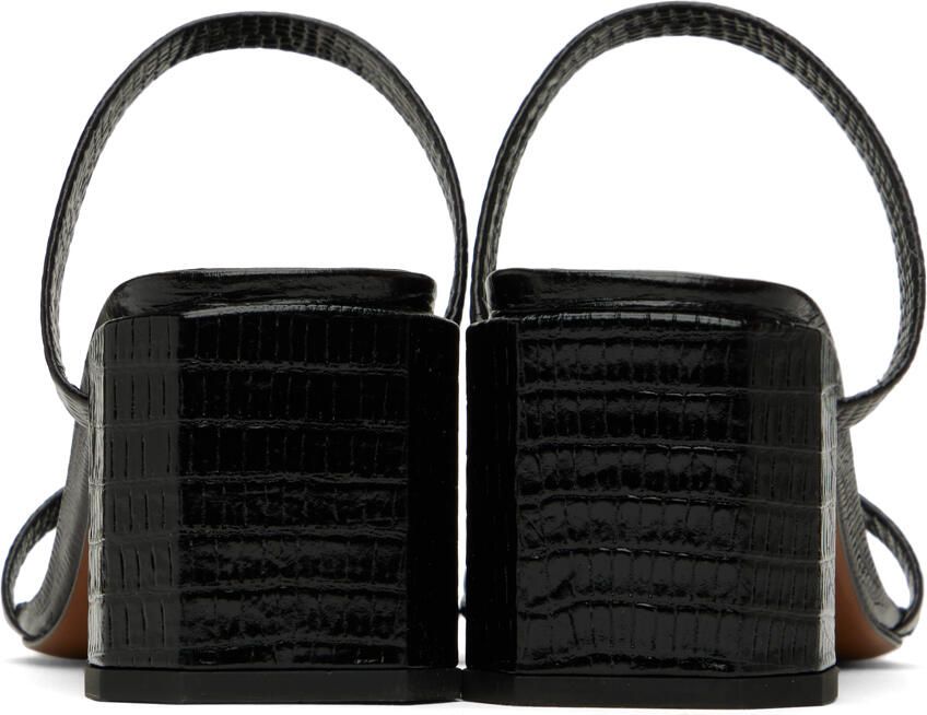 BY FAR Black Tanya Sandals