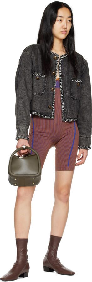 BY FAR Burgundy Colette 22 Boots - Picture 4