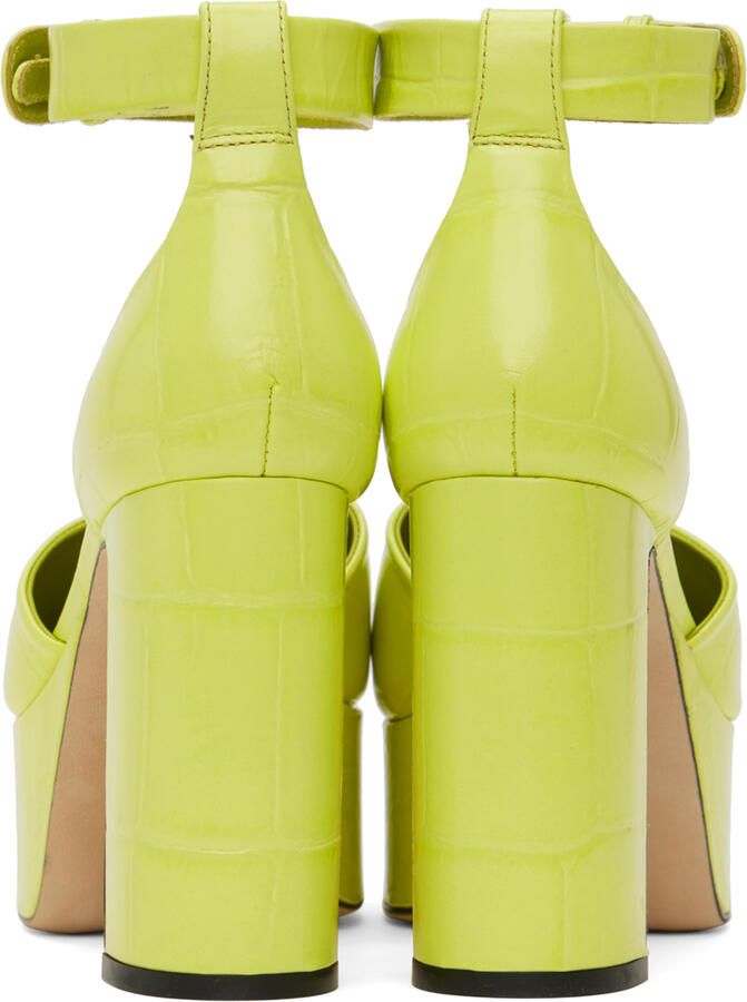 BY FAR Green Barb Heels - Picture 3