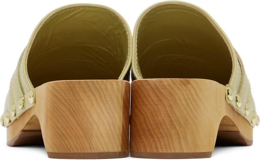 BY FAR Green Hans Clogs - Picture 5