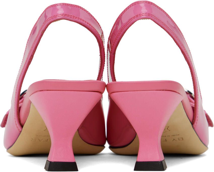BY FAR Pink Evita Heels