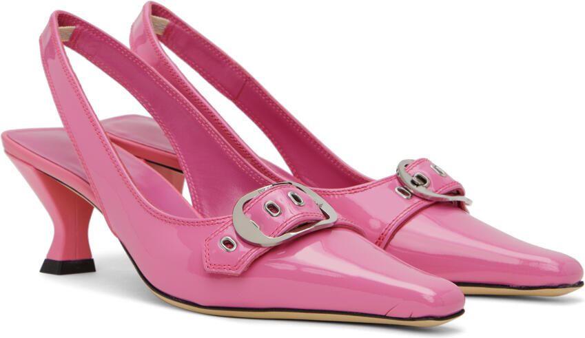 BY FAR Pink Evita Heels - Picture 2