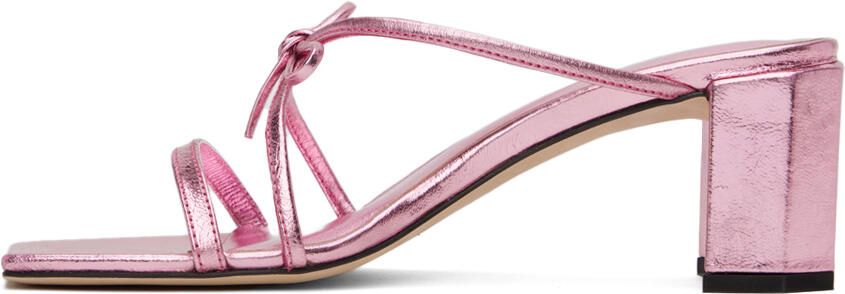 BY FAR Pink June Heeled Sandals - Picture 4