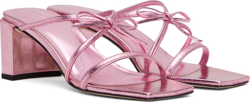 BY FAR Pink June Heeled Sandals - Picture 2