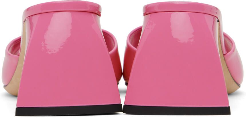 BY FAR Pink Romy Heeled Sandals