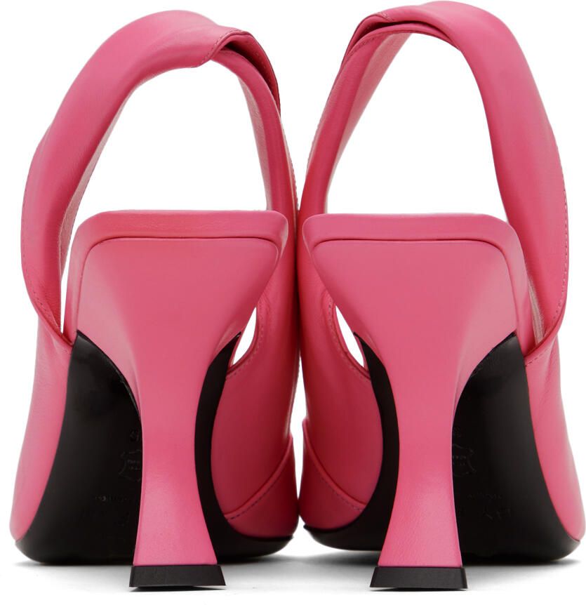 BY FAR Pink Yasha Heels