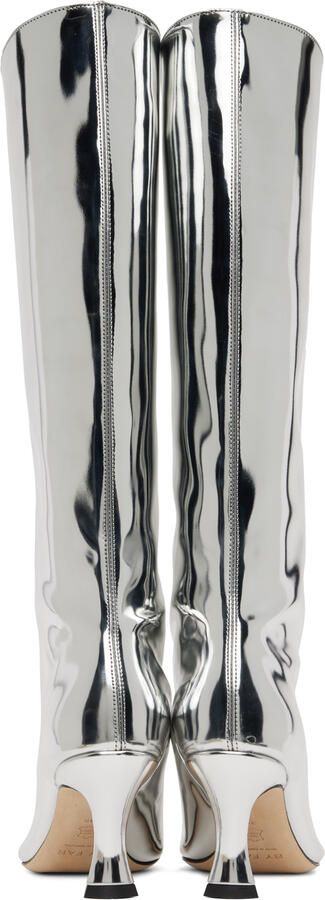 BY FAR Silver Stevie 42 Boots - Picture 3
