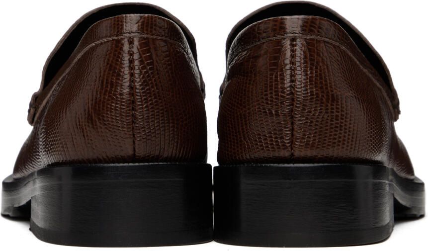 BY FAR SSENSE Exclusive Brown Rafael Loafers