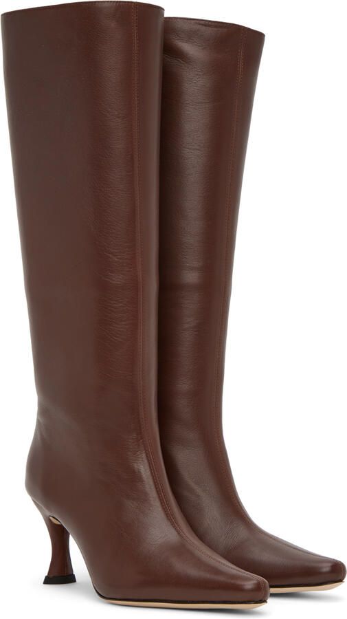 BY FAR SSENSE Exclusive Brown Stevie 42 Boots