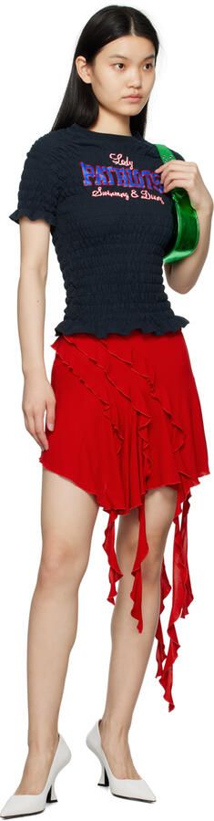 BY FAR SSENSE Exclusive White Viva Heels - Picture 4