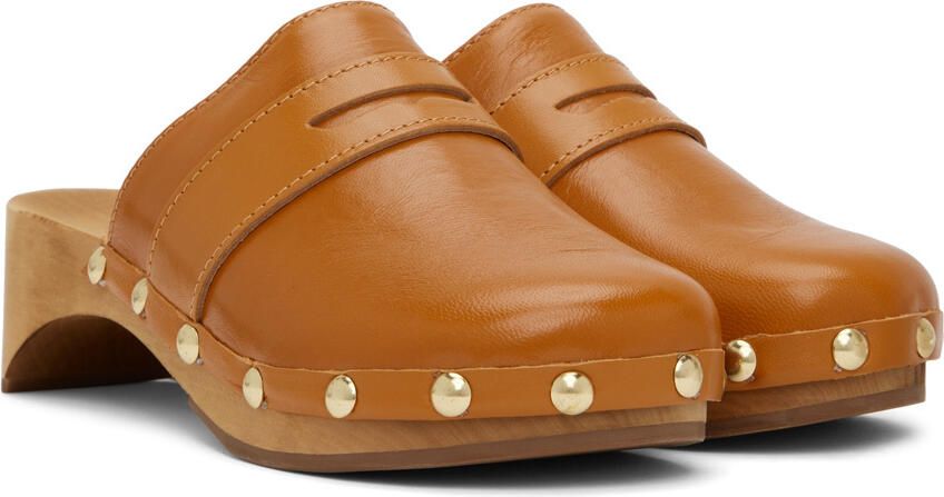 BY FAR Tan Hans Clogs - Picture 2