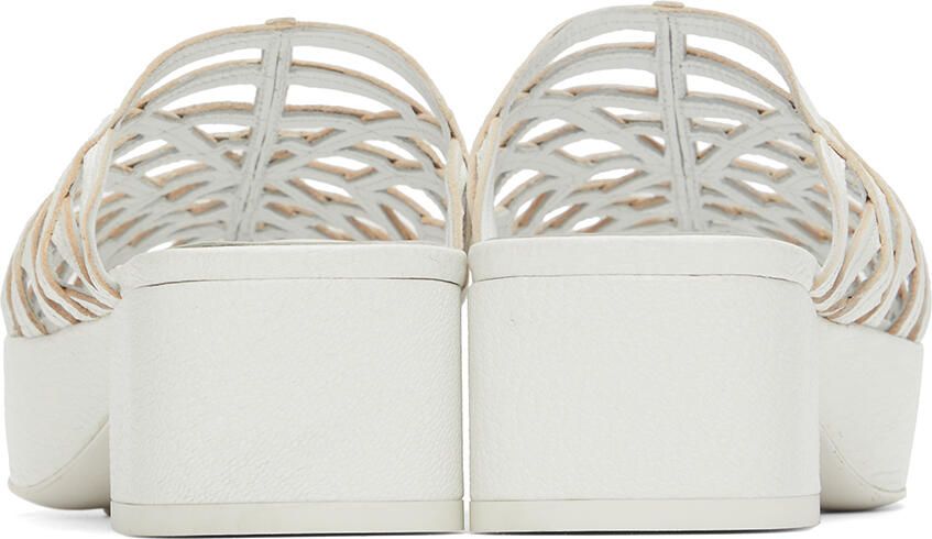 BY FAR White Norman Loafers