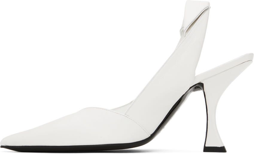 BY FAR White Yasha Heels - Picture 3