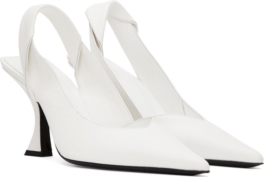 BY FAR White Yasha Heels - Picture 2