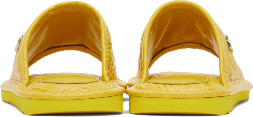 BY FAR Yellow Ari Slides - Picture 5