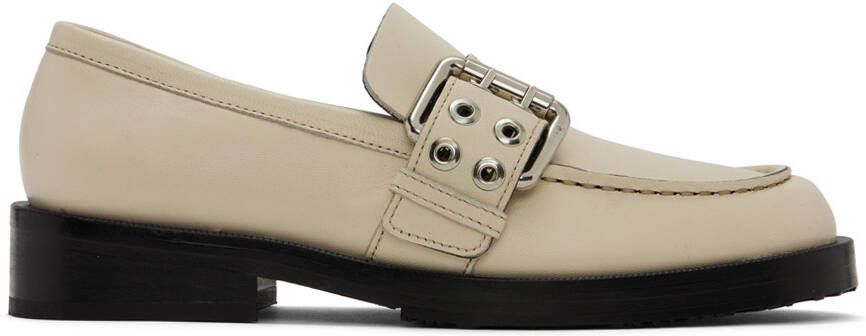 BY FAR SSENSE Work Capsule – Off-White Rafael Loafers
