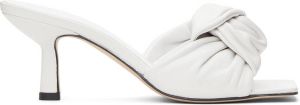 BY FAR White Lana Heeled Sandals