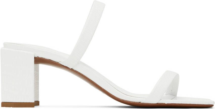 BY FAR White Tanya Sandals