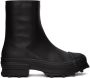 CAMPERLAB Black Calfskin Traktori Ankle Boots - Thumbnail 1