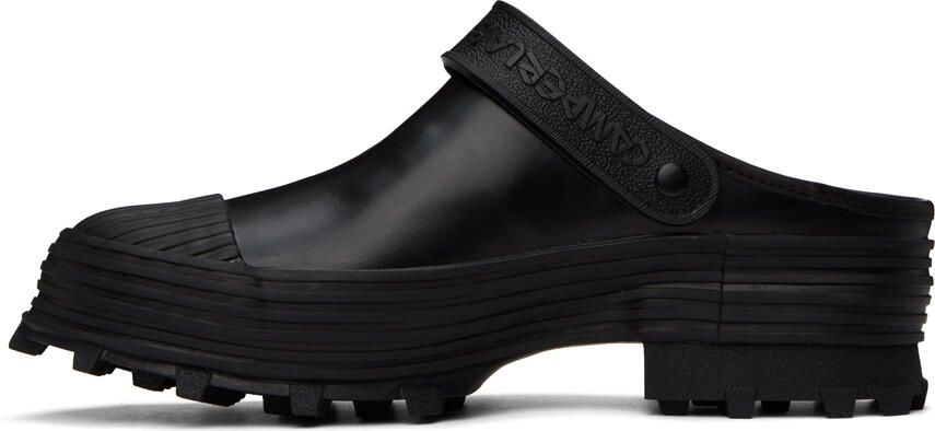 CAMPERLAB Black Traktori Clogs - Picture 3