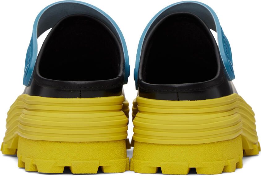 CAMPERLAB Black Traktori Clogs