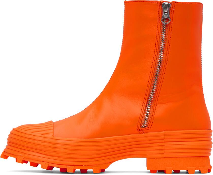 CAMPERLAB Orange Traktori Boots - Picture 3