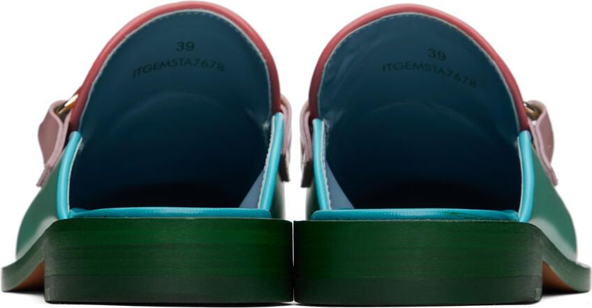 Casablanca Green & Yellow Memphis Mules