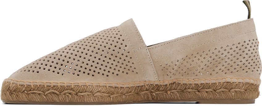 Castañer Beige Pablo Pierced Espadrilles - Picture 3