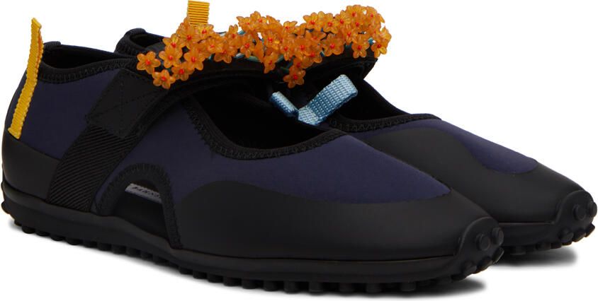 Cecilie Bahnsen Navy & Black Sara Sneakers - Picture 2