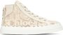 Chloé Beige Lauren High-Top Sneakers - Thumbnail 1