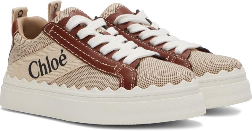 Chloé Beige Lauren Sneakers - Picture 2