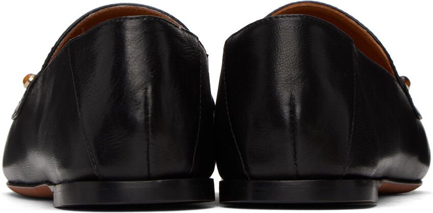 Chloé Black Auruna Loafers