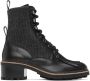 Chloé Black Franne Lace Sock Boots - Thumbnail 1