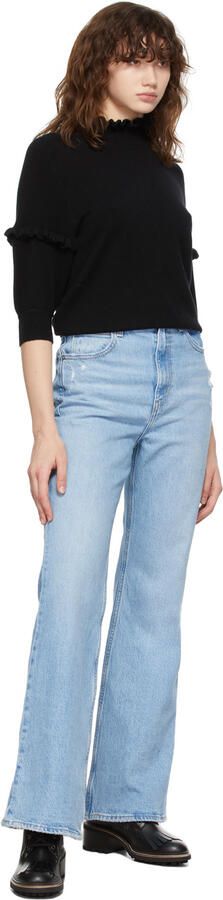 Chloé Black Franne Lace Sock Boots - Picture 4