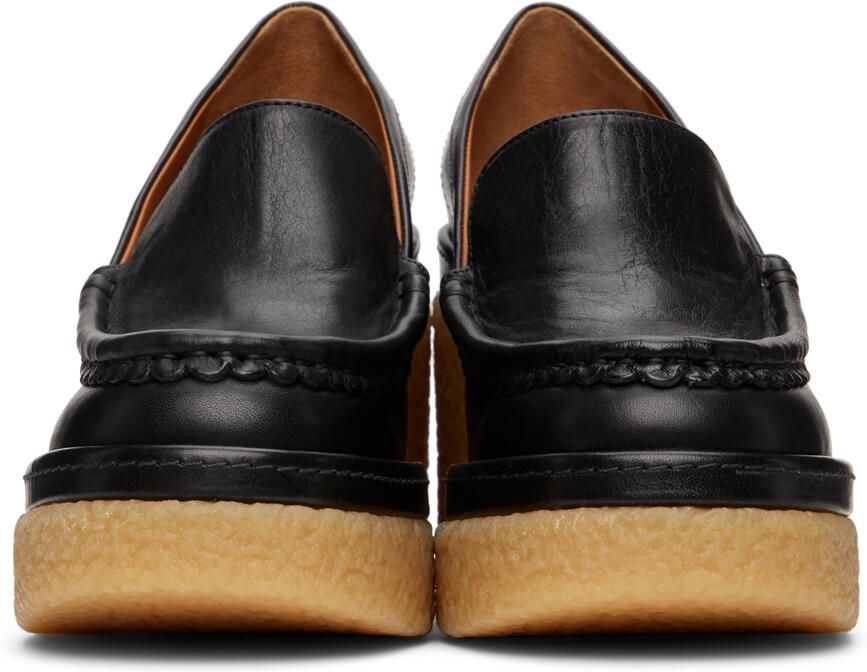 Chloé Black Jamie Heeled Penny Loafers - Picture 2