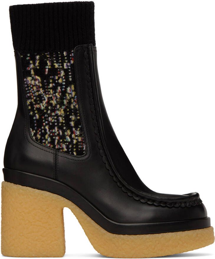 Chloé Black Jamie Sock Boots