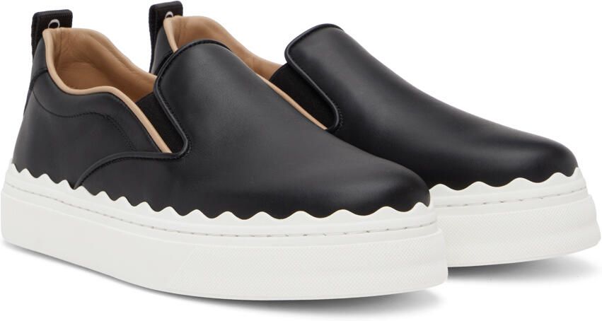 Chloé Black Lauren Slip-On Sneakers - Picture 2