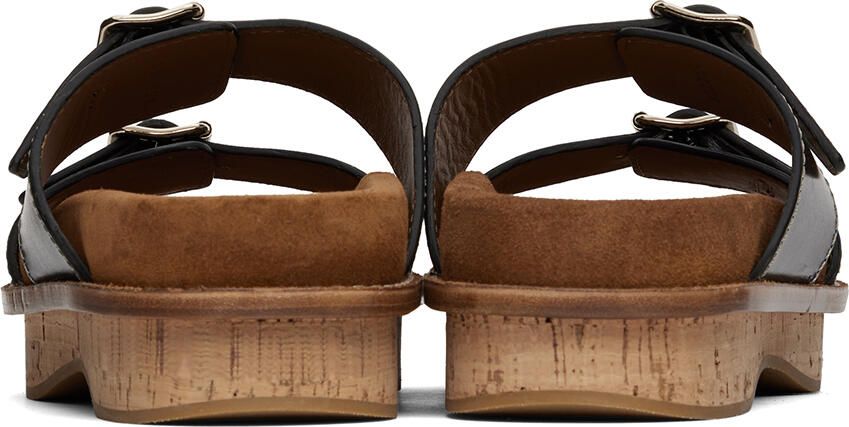 Chloé Black Marah Flat Sandals