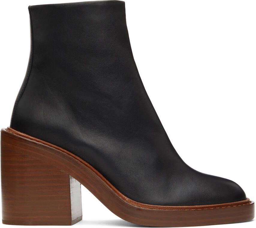 Chloé Black May Ankle Boots